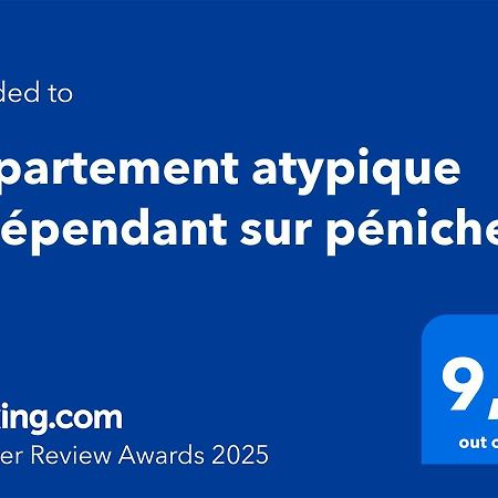 Appartement Atypique Independant Sur Peniche Metz Exterior foto